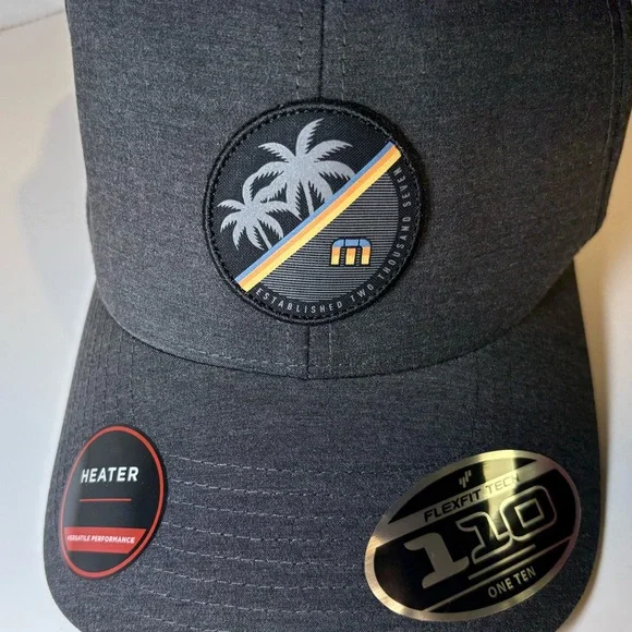 NWT Travis Mathew Sand Barred Adjustable Hat - Heather Charcoal - Picture 11 of 11